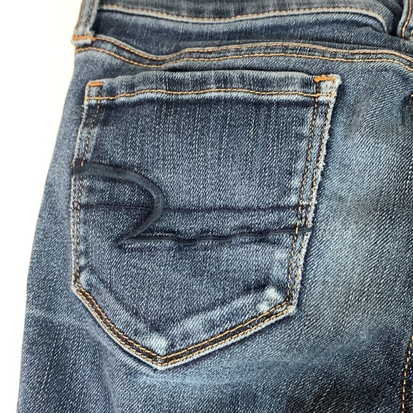 American Eagle Blue Denim Skinny Jeans - Picture 6 of 10